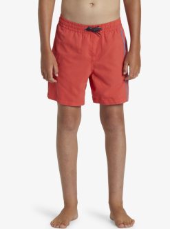 Quiksilver Everyday Vert Volley - Short De Bain Pour Garcon 8-16 Ans | Surf Shop Enfant