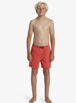 Quiksilver Everyday Vert Volley - Short De Bain Pour Garcon 8-16 Ans | Surf Shop Enfant