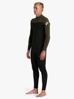 Quiksilver 4/3Mm Everyday Sessions - Combinaison De Surf Back Zip Pour Homme | Combinaisons De Surf