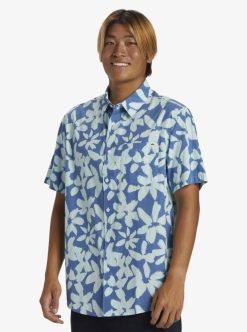 Quiksilver Apero Organic Classic - Chemise A Poche A Manches Courtes Pour Homme | Chemises & Polos