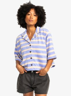 Quiksilver Uni - Chemise Crop Top Pour Femme | Tops