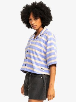 Quiksilver Uni - Chemise Crop Top Pour Femme | Tops