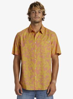 Quiksilver Apero Organic Classic - Chemise A Poche A Manches Courtes Pour Homme | Chemises & Polos