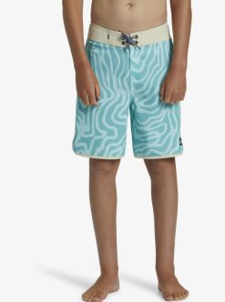 Quiksilver Surfsilk Scallop - Boardshort Pour Garcon 8-16 Ans | Surf Shop Enfant