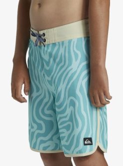 Quiksilver Surfsilk Scallop - Boardshort Pour Garcon 8-16 Ans | Surf Shop Enfant