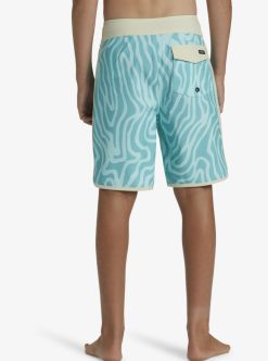 Quiksilver Surfsilk Scallop - Boardshort Pour Garcon 8-16 Ans | Surf Shop Enfant