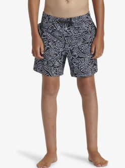 Quiksilver Surfsilk Mix Volley - Short De Bain Pour Garcon 8-16 Ans | Surf Shop Enfant