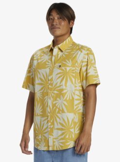 Quiksilver Apero Organic Classic - Chemise A Poche A Manches Courtes Pour Homme | Chemises & Polos