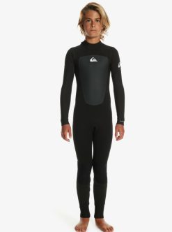 Quiksilver 3/2Mm Prologue - Back Zip Wetsuit For Boys | Surf Shop Enfant