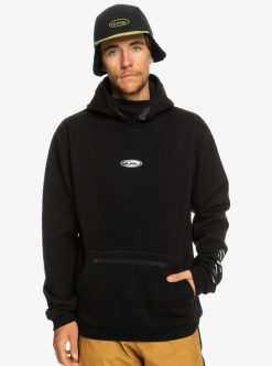 Quiksilver Big Logo - Sweat A Capuche Technique Pour Homme | Couches Thermiques Snow