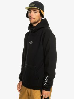 Quiksilver Big Logo - Sweat A Capuche Technique Pour Homme | Couches Thermiques Snow