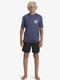 Quiksilver Everyday Surf- Surf-Tee Manches Courtes Upf 50 Pour Garcon 8-16 Ans | Surf Shop Enfant