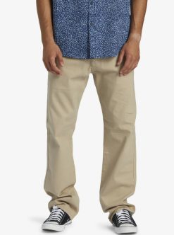 Quiksilver Landers - Pantalon Straight Pour Homme | Pantalons & Jeans