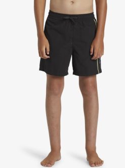 Quiksilver Everyday Vert Volley - Short De Bain Pour Garcon 8-16 Ans | Surf Shop Enfant