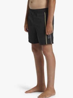 Quiksilver Everyday Vert Volley - Short De Bain Pour Garcon 8-16 Ans | Surf Shop Enfant