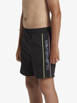 Quiksilver Everyday Vert Volley - Short De Bain Pour Garcon 8-16 Ans | Surf Shop Enfant