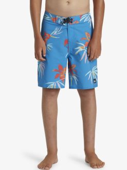 Quiksilver Surfsilk Straight - Boardshort Pour Garcon 8-16 Ans | Surf Shop Enfant