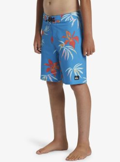 Quiksilver Surfsilk Straight - Boardshort Pour Garcon 8-16 Ans | Surf Shop Enfant