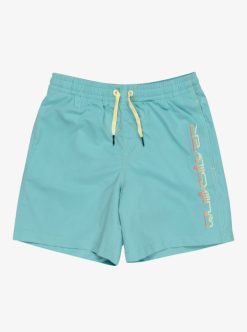 Quiksilver Behind Waves - Short De Bain Pour Garcon 8-16 Ans | Surf Shop Enfant