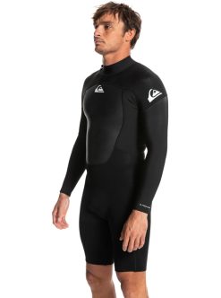 Quiksilver 2/2Mm Prologue - Long Sleeve Back Zip Springsuit For Men | Combinaisons De Surf