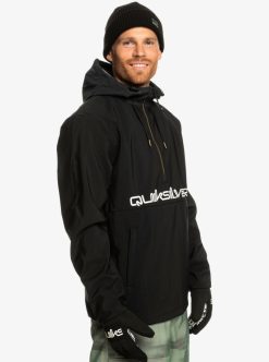 Quiksilver Live For The Ride - Sweat A Capuche Softshell Technique Pour Homme | Couches Thermiques Snow