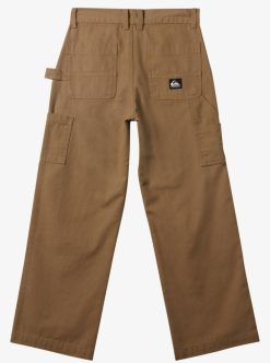 Quiksilver Carpenter - Pantalon Workwear En Toile Pour Garcon 8-16 Ans | Pantalons