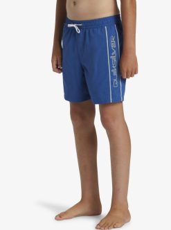 Quiksilver Everyday Vert Volley - Short De Bain Pour Garcon 8-16 Ans | Surf Shop Enfant