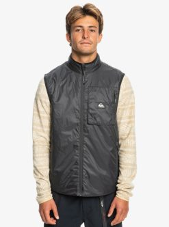 Quiksilver Under Story Gilet - Veste Sans Manches Chaude Pour Homme | Vestes