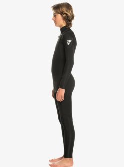 Quiksilver 3/2Mm Everyday Sessions - Combinaison De Surf Zip Poitrine Pour Garcon 8-16 Ans | Surf Shop Enfant