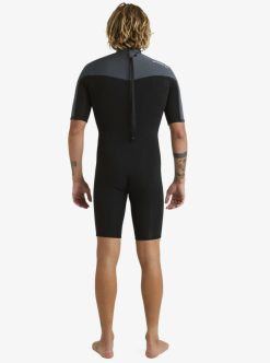 Quiksilver 2/2Mm Everyday Sessions - Springsuit Manches Courtes Back Zip Pour Homme | Combinaisons De Surf