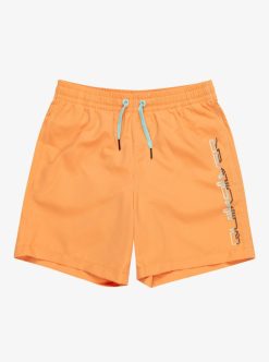 Quiksilver Behind Waves - Short De Bain Pour Garcon 8-16 Ans | Surf Shop Enfant