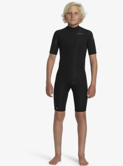 Quiksilver 2/2Mm Everyday Sessions - Springsuit Manches Courtes Back Zip Pour Garcon | Surf Shop Enfant