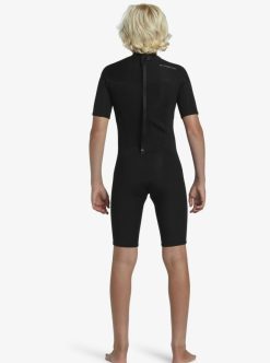 Quiksilver 2/2Mm Everyday Sessions - Springsuit Manches Courtes Back Zip Pour Garcon | Surf Shop Enfant