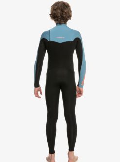 Quiksilver 4/3Mm Everyday Sessions 2022 - Combinaison De Surf Zip Poitrine Pour Garcon | Surf Shop Enfant