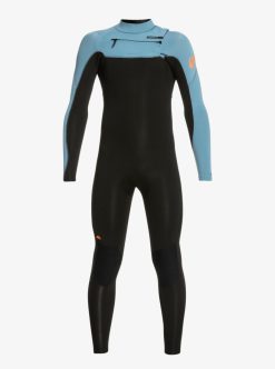 Quiksilver 4/3Mm Everyday Sessions 2022 - Combinaison De Surf Zip Poitrine Pour Garcon | Surf Shop Enfant