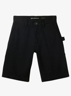 Quiksilver Carpenter - Short Coupe Droite Pour Garcon 8-16 Ans | Shorts