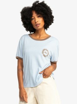 Quiksilver Uni - T-Shirt Court Pour Femme | Tops