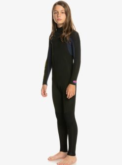 Quiksilver 3/2Mm Everyday Sessions 2022 - Combinaison De Surf Zip Poitrine Pour Garcon | Surf Shop Enfant