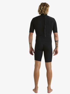 Quiksilver 2/2Mm Everyday Sessions - Springsuit Manches Courtes Back Zip Pour Homme | Combinaisons De Surf