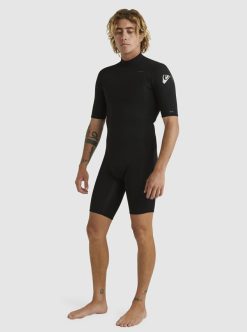 Quiksilver 2/2Mm Everyday Sessions - Springsuit Manches Courtes Back Zip Pour Homme | Combinaisons De Surf