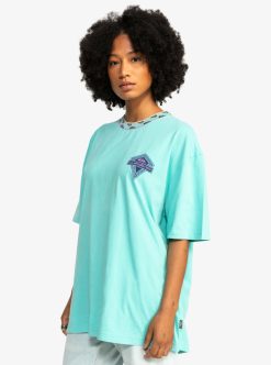 Quiksilver Uni - T-Shirt Boyfriend Pour Femme | Tops