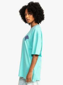 Quiksilver Uni - T-Shirt Boyfriend Pour Femme | Tops