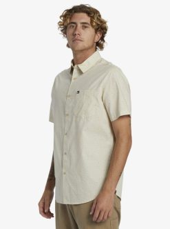 Quiksilver Apero Organic Classic - Chemise A Poche A Manches Courtes Pour Homme | Chemises & Polos