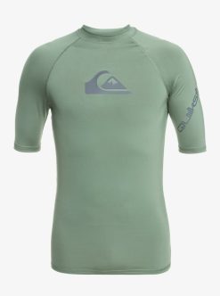 Quiksilver All Time - Lycra Manches Courtes Upf 50 Pour Homme | Lycras & Surf-Tees