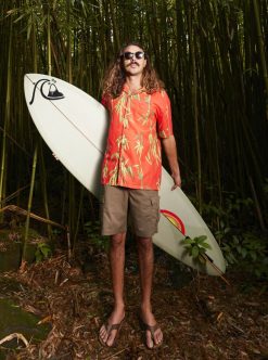 Quiksilver Bamboo Dna Island - Chemise Manches Courtes Pour Homme | Chemises & Polos