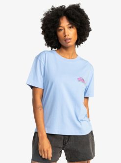 Quiksilver Uni - T-Shirt Court Pour Femme | Tops