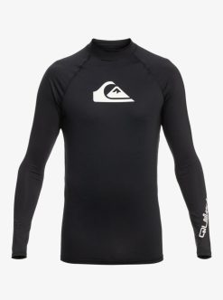 Quiksilver All Time - Lycra Manches Longues Upf 50 Pour Homme | Lycras & Surf-Tees