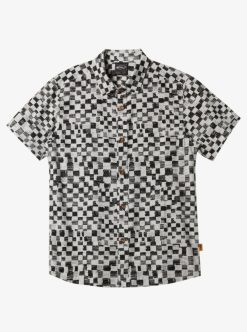 Quiksilver Saturn Distort - Chemise Manches Courtes Pour Garcon 8-16 Ans | Chemises