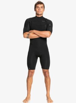 Quiksilver 2/2Mm Everyday Sessions - Springsuit Manches Courtes Pour Homme | Combinaisons De Surf