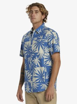 Quiksilver Apero Organic Classic - Chemise A Poche A Manches Courtes Pour Homme | Chemises & Polos